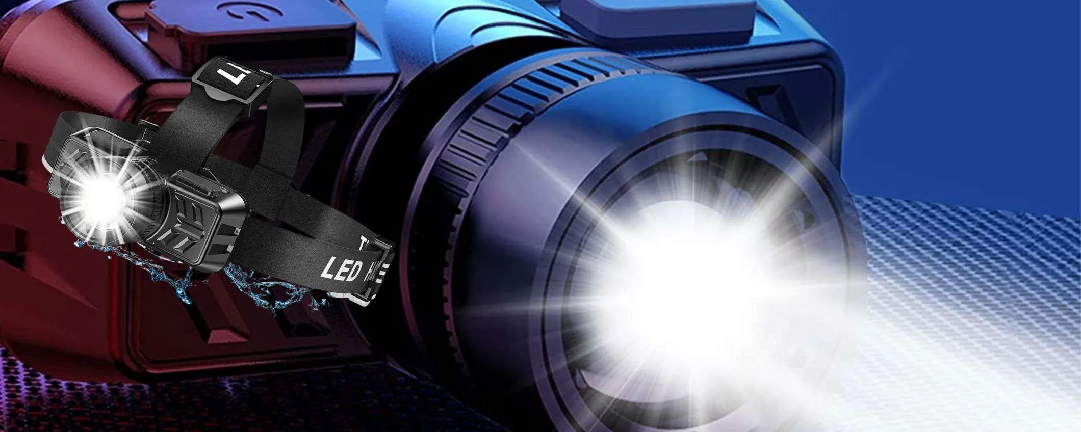 Bomba Amazon LUMINOSISSIMA: 9,50€ per la lampada frontale ricaricabile
