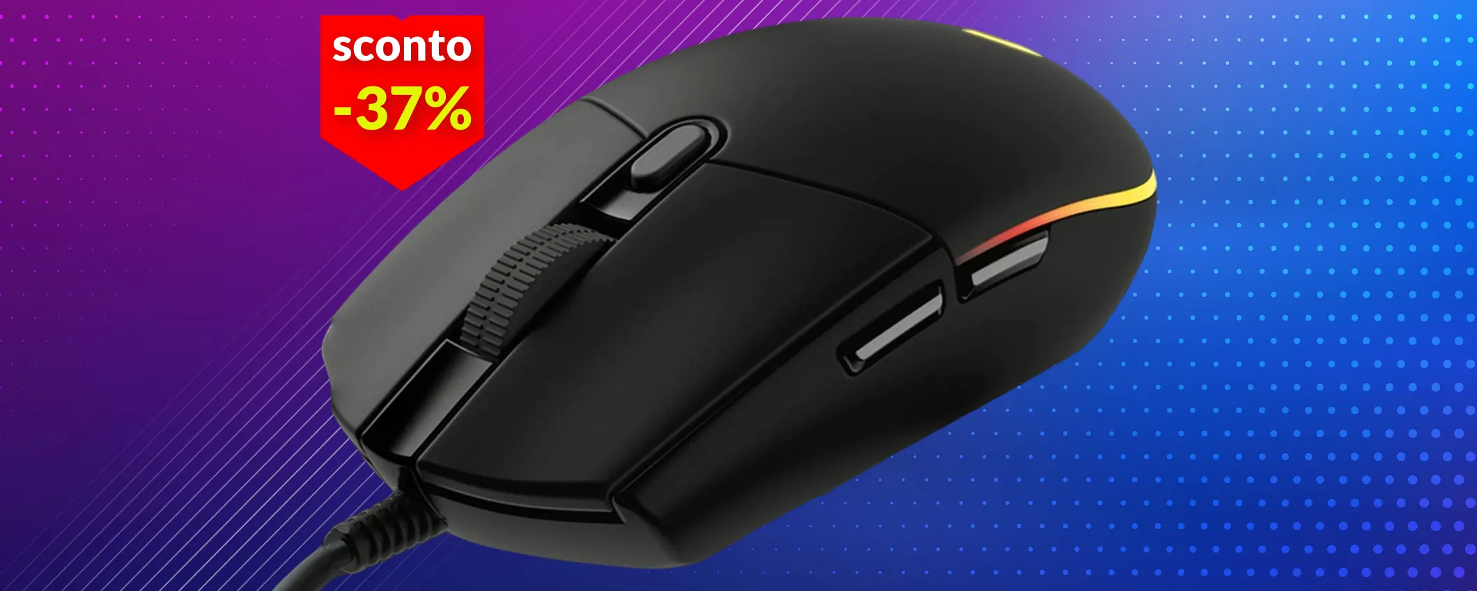 Questo mouse è perfetto per i gamer: veloce, preciso e costa solo 21€