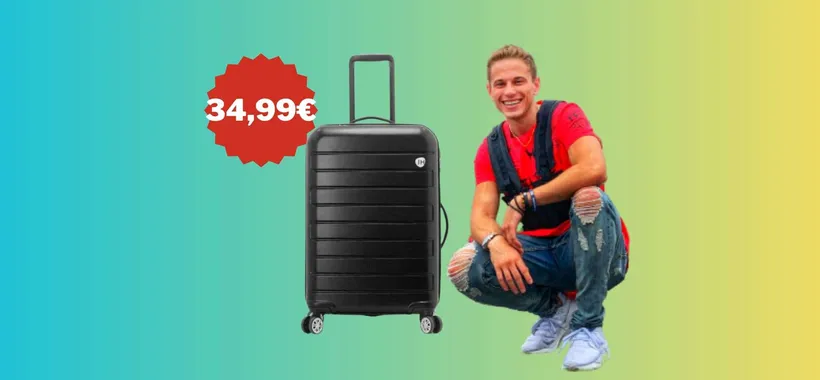 Trolley cabina rigido Joia Home in offerta a 34,99 euro da Unieuro
