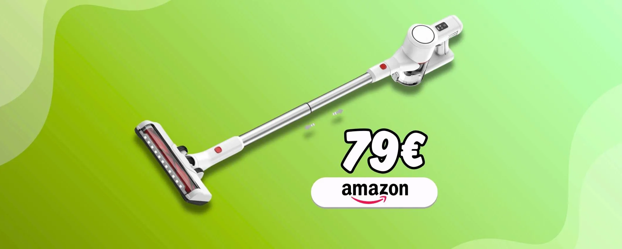 Aspirapolvere senza fili a 80€, non è uno scherzo: perfetto anche con animali
