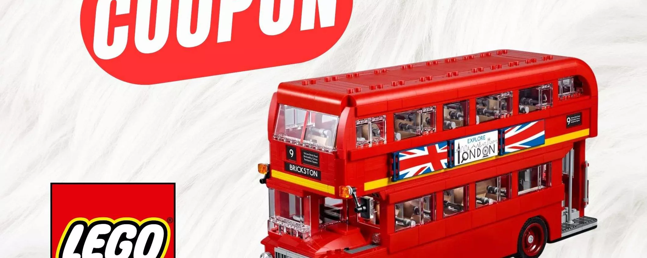 Con il COUPON eBay potrai avere un Bus LEGO direttamente da LONDRA!