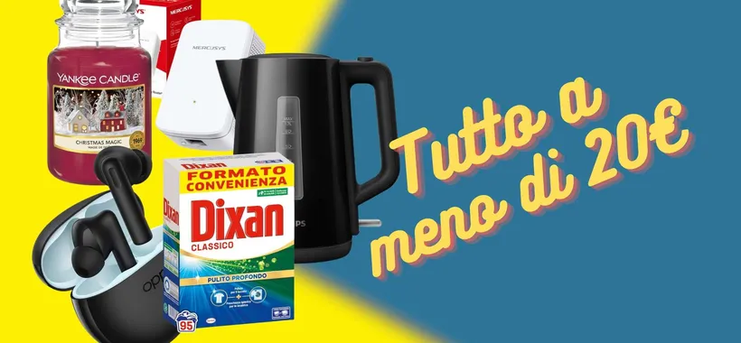 Black Friday su Amazon: le 12 occasioni SHOCK a (molto) meno di 20€