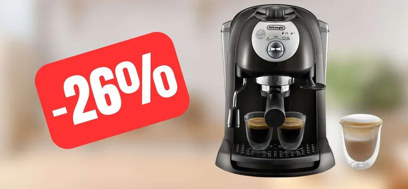 Macchina caffè De'Longhi: universale e completa, tua in SCONTO