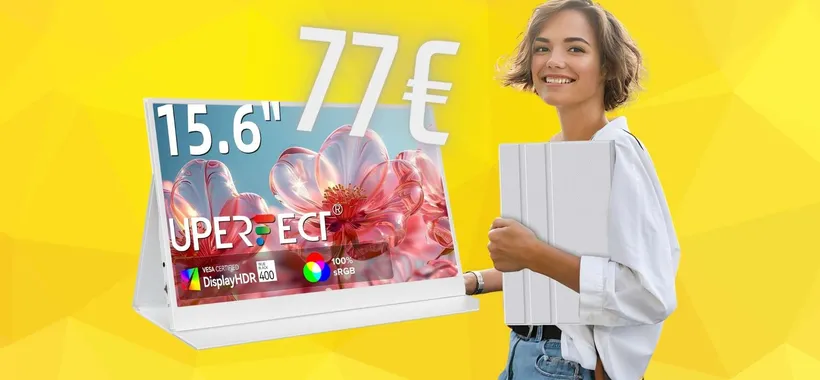 Monitor portatile da 15,6 pollici in SCONTO a soli 77€, una FOLLIA