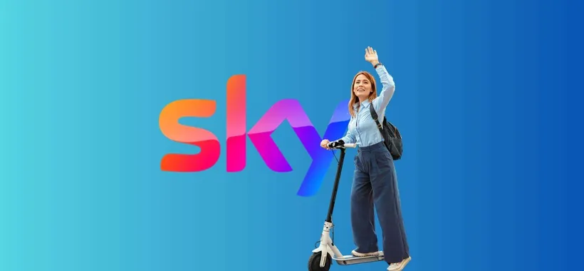 Metti il turbo con Sky: oggi in regalo un Monopattino Elettrico