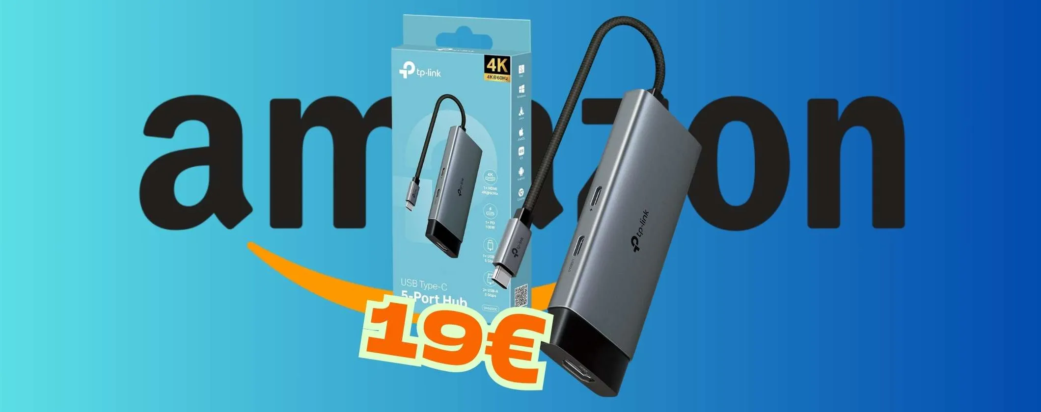 Hub USB 5 in 1 TP-Link a soli 19€: tutte le porte in un unico posto