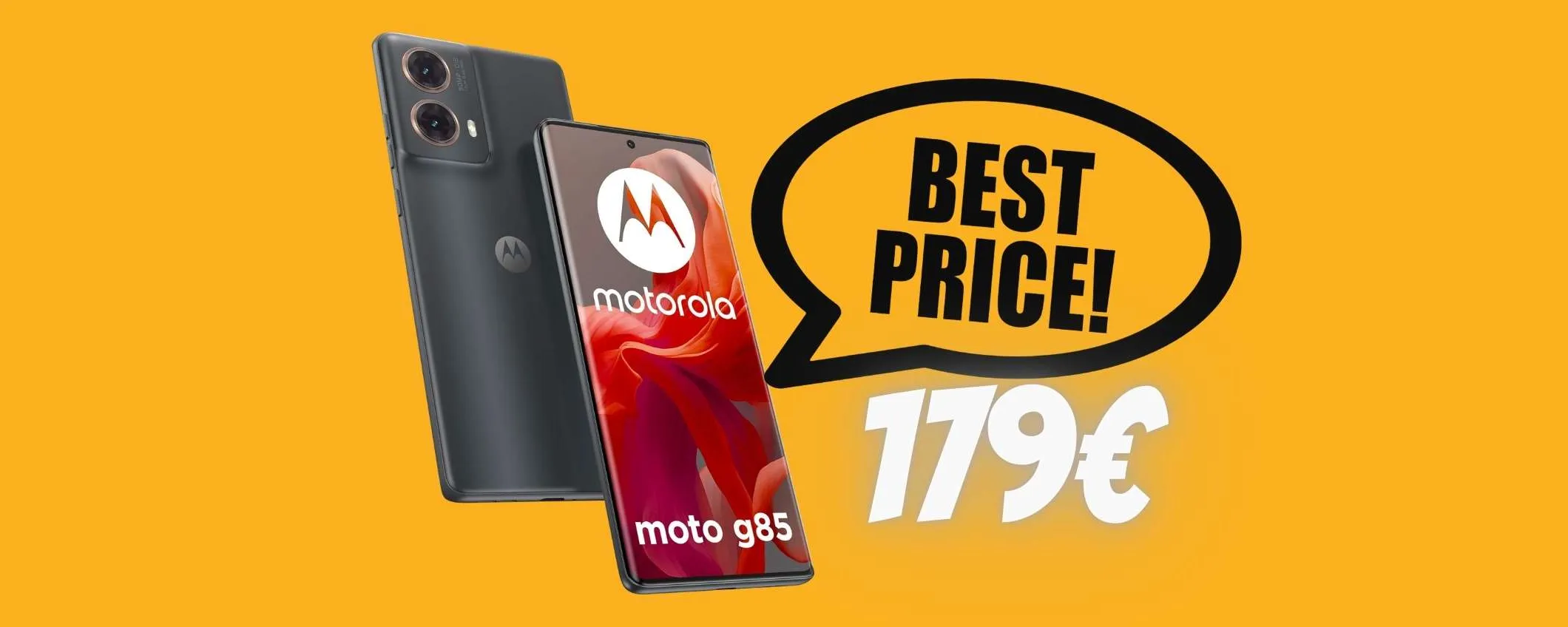 Motorola g85 5G con display pOLED da 120Hz e doppia camera da 50 MP al 46%