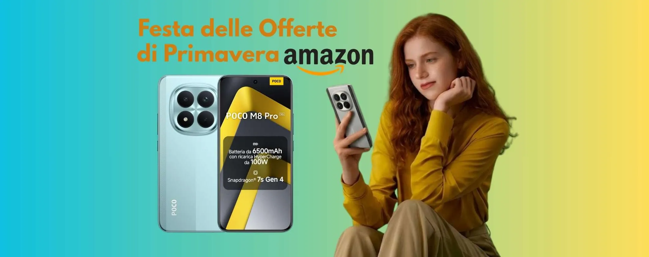 POCO M8 Pro 5G con Snapdragon 7s Gen 4: prezzo mini e prestazioni top
