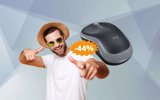 Mouse Logitech M185: qualità e affidabilità in sconto del 44%