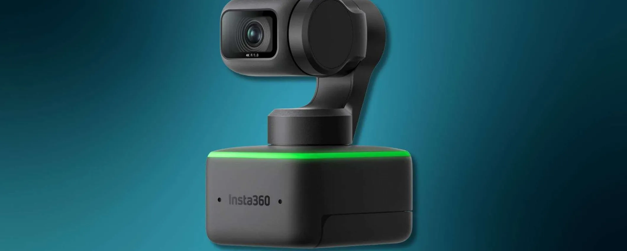 Insta360 Link a 219,99€: sconto del 41% sulla webcam 4K PTZ con sensore 1/2