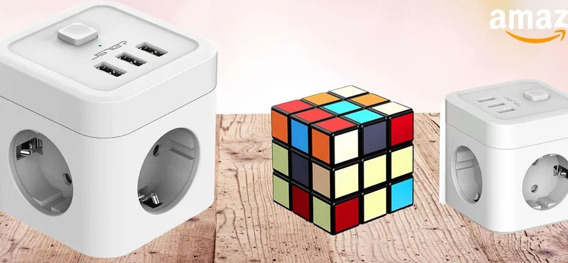 Multipresa cubo: 6 prese a portata di mano in spazio MINIMO, ora tua