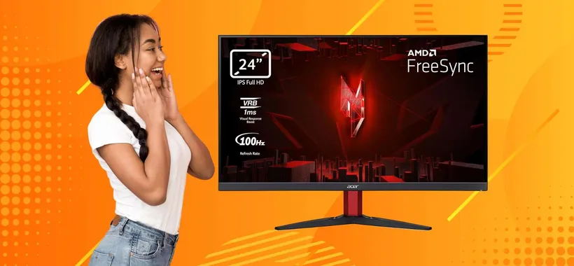 Acer Nitro: monitor gaming da 24" per upgrade senza spendere un patrimonio