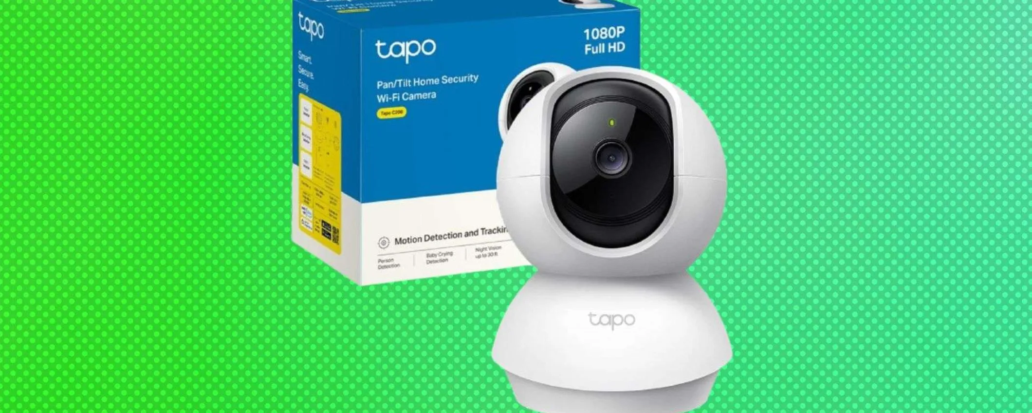 Telecamera Tapo C200, prezzaccio clamoroso: su Amazon è tua a meno di 22€