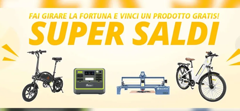 I SUPER SALDI di Geekmall sono da impazzire: mega sconti e concorso a premi