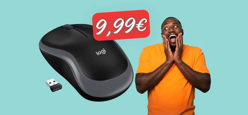 Logitech M185: mouse wireless con il MIGLIOR rapporto QUALITÀ PREZZO