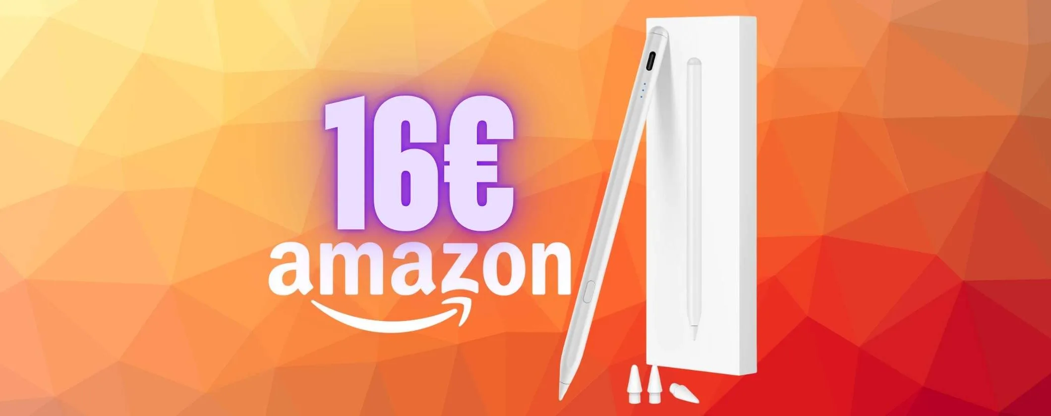 Penna per iPad precisa e con ricarica rapida tua a soli 16€ su Amazon