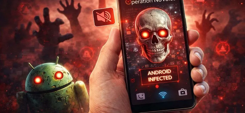 Operation NoVoice: il malware invisibile che trasforma il tuo smartphone in uno zombie