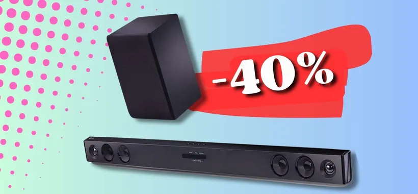 Soundbar 300W tremare come al CINEMA: firmata LG e a prezzo REGALO