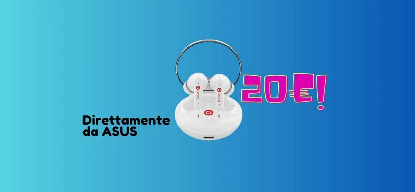 Auricolari ASUS Wireless a soli 20€ su TEMU