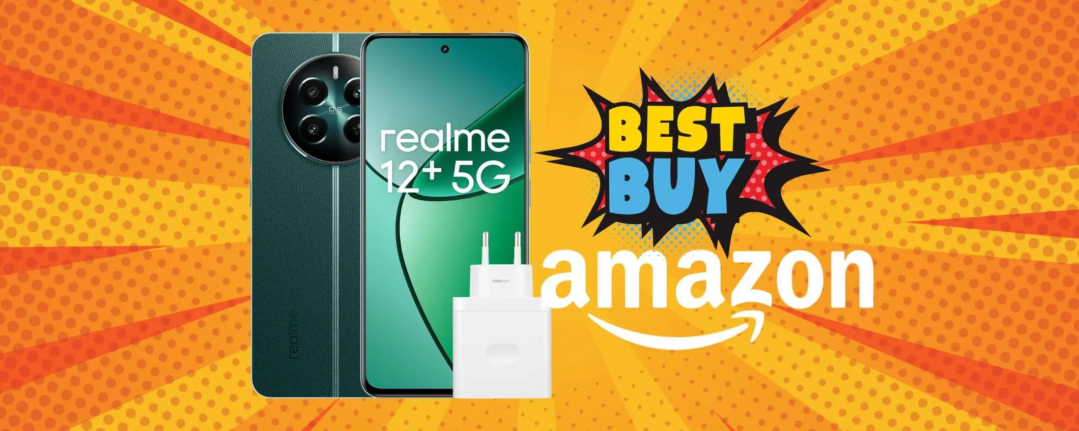 Realme 12+ 5G a MENO di 200€ è un best buy assoluto (esclusiva Amazon)