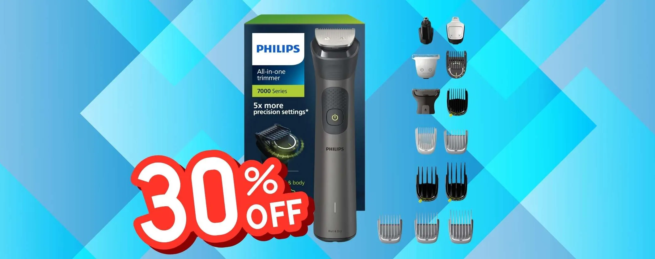 Rifinitore all-in-one Philips serie 7000: il regalo perfetto per lui