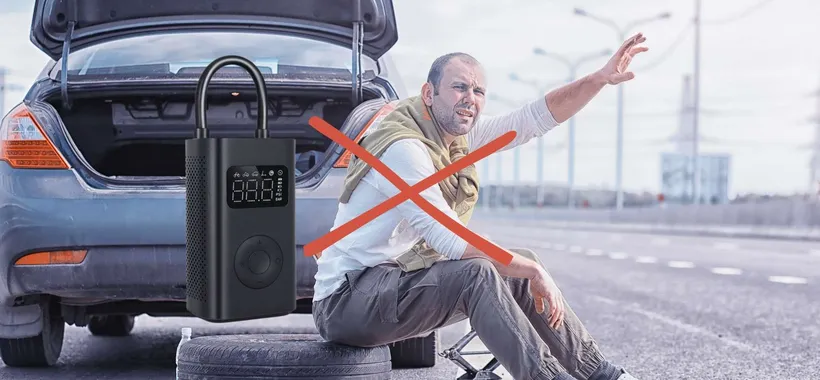 OFFERTA Compressore Elettrico Portatile Xiaomi: mai più gomme sgonfie