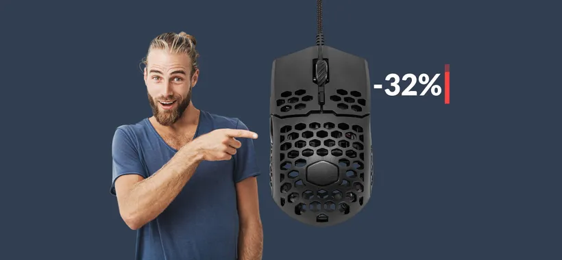 Mouse gaming ANTI sudore: Cooler Master è una garanzia (33€)