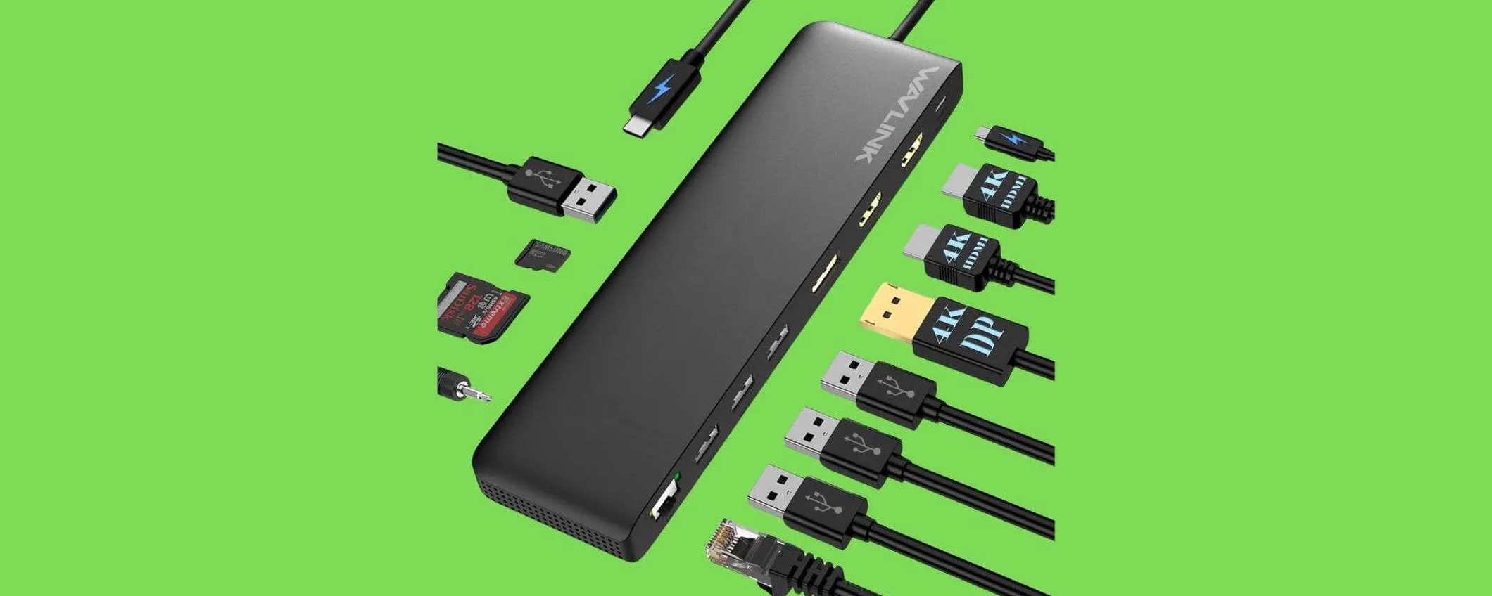 Docking Station USB-C in offerta a 28,34€ (-40%): massima versatilità