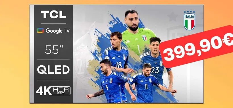 Smart TV 55" QLED 4K a 399,90€: un AFFARE da non perdere (-20%)