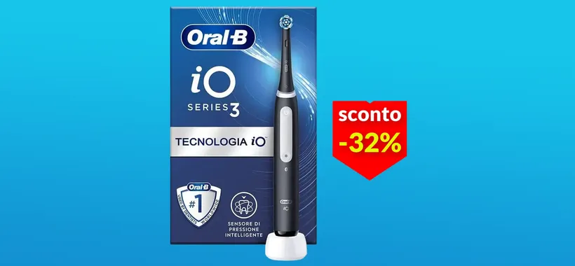 Spazzolino elettrico Oral-B con sconto del 32%: bocca sana e sempre pulita