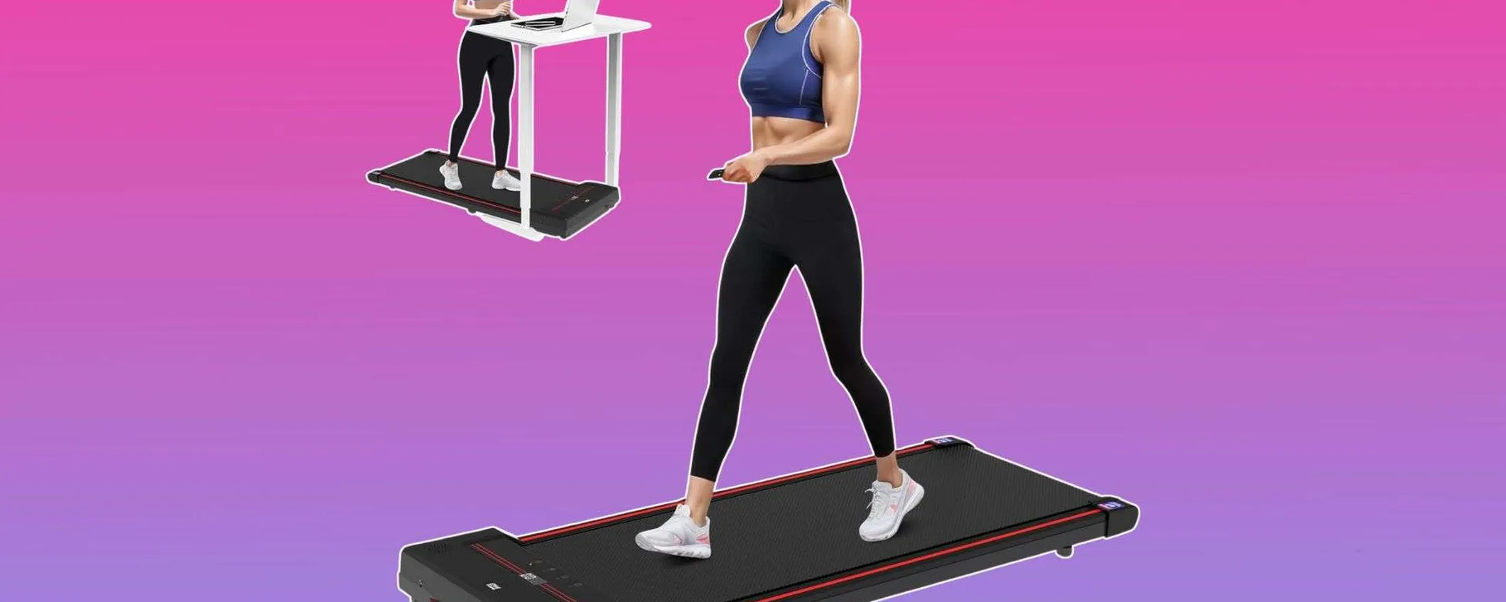 Tapis roulant ultra-compatto in offerta: appena 144€ e lo puoi nascondere sotto al letto