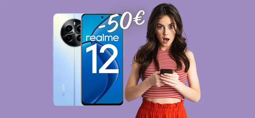 MINIMO STORICO per Realme 12 da 256GB anche a rate senza interessi