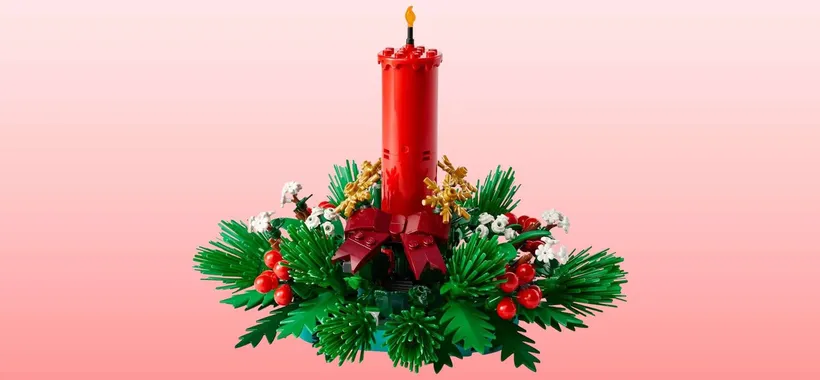 Con LEGO è già Natale: set Candela Natalizia in SCONTO su Amazon