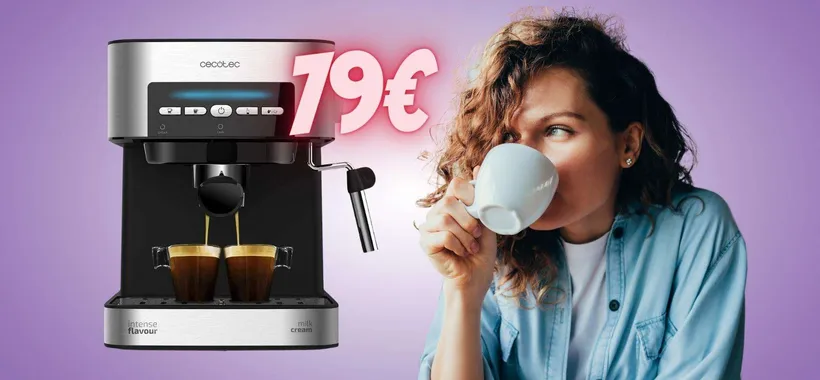 Caffè espresso buono come al Bar con questa macchina a soli 79€