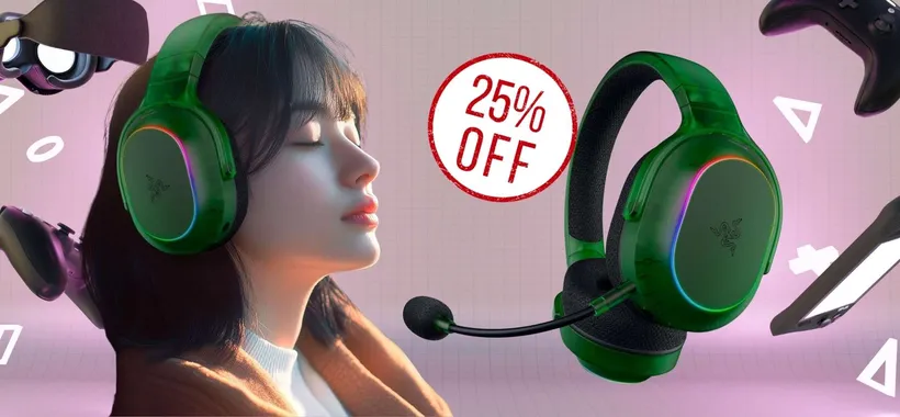 Razer Barracuda X Phantom: cuffie wireless da gaming professionali (-25%)