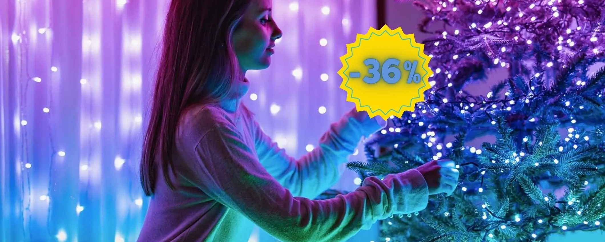 Twinkly Strings: puoi ancora rendere il tuo albero di Natale Smart