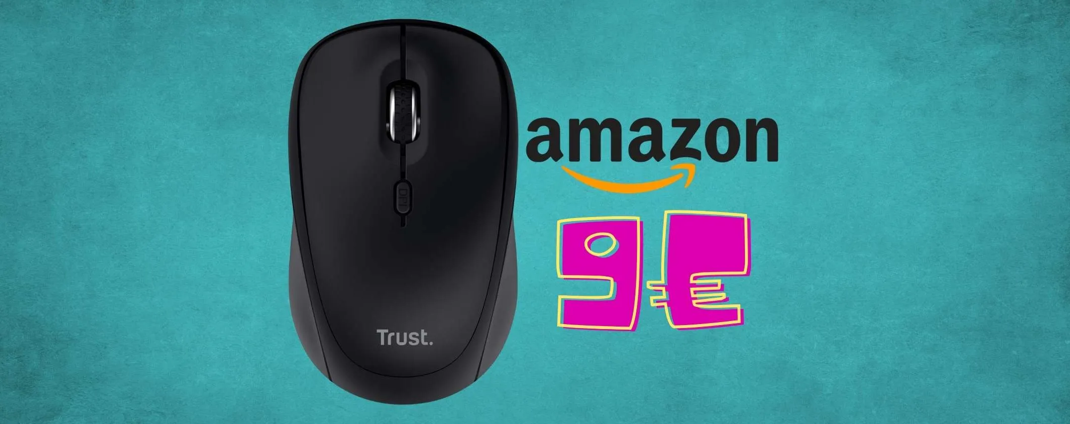 Solo 9€ per il mouse wireless Trust Yuki: rapporto qualità prezzo imbattibile