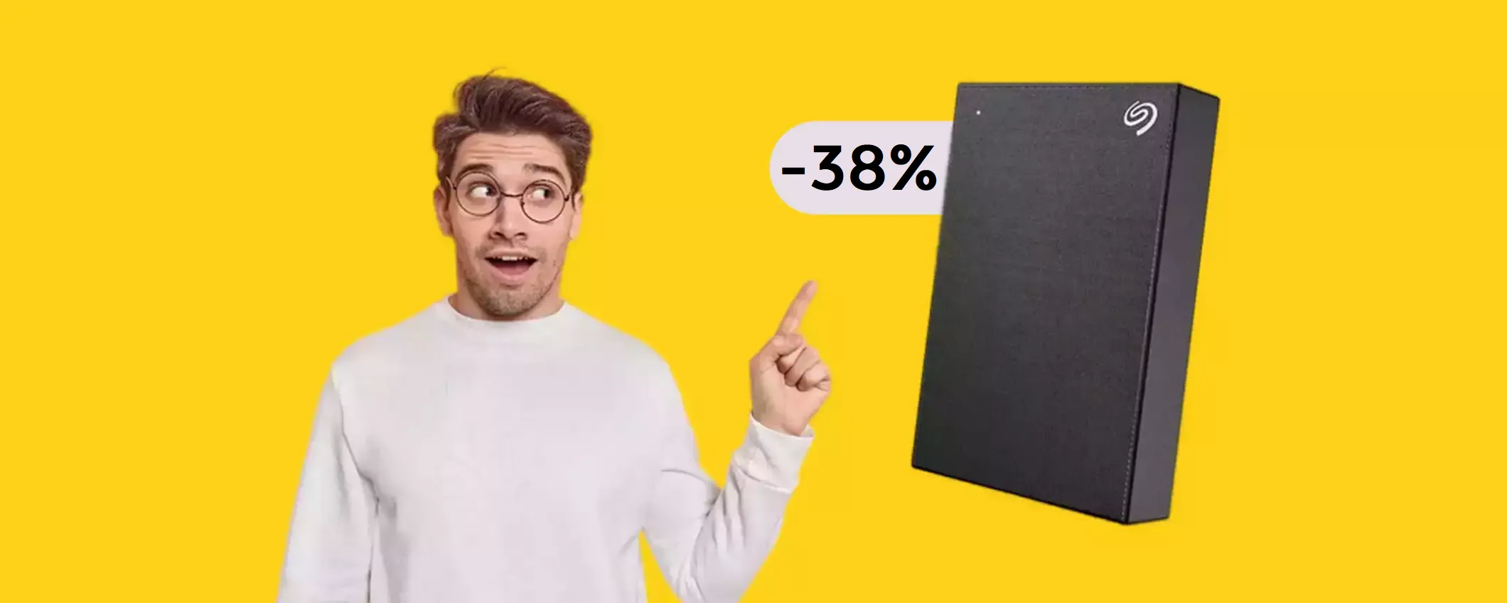 Hard disk esterno 4TB a 99€: l'offerta BOMBA sta già per scadere