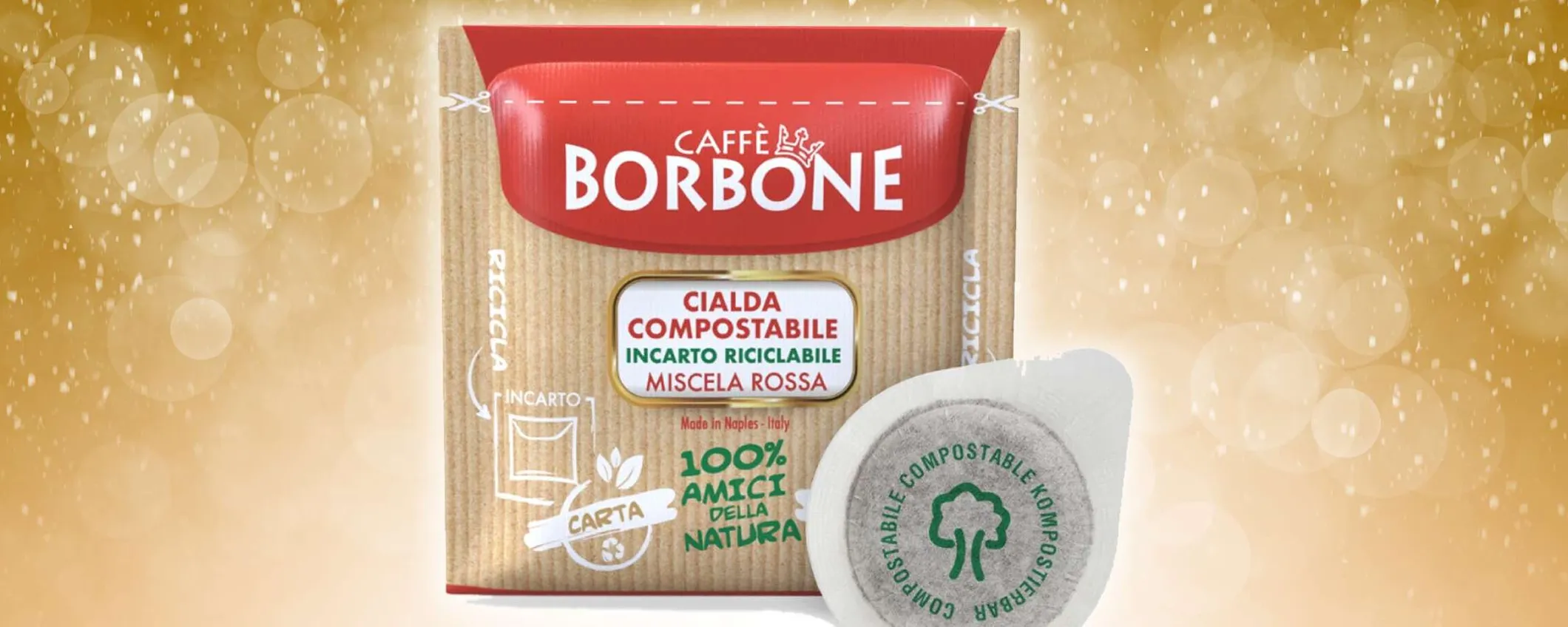 Caffè Borbone, 300 cialde ESE in offerta per un espresso intenso e conveniente