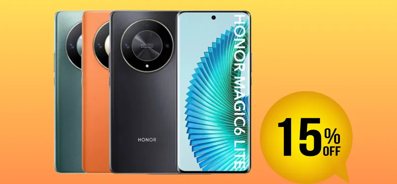 HONOR Magic6 Lite 5G: il codice sconto per comprarlo a meno