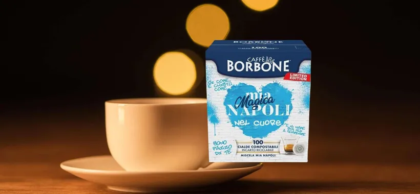 Cialde Caffè Borbone Mia Magica Napoli: l'espresso bar a 0,14€