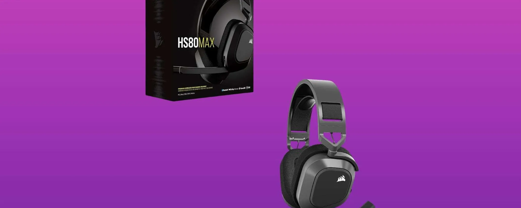 Cuffie da gaming Corsair: prestazioni sbalorditive ad un prezzo wow (Amazon)