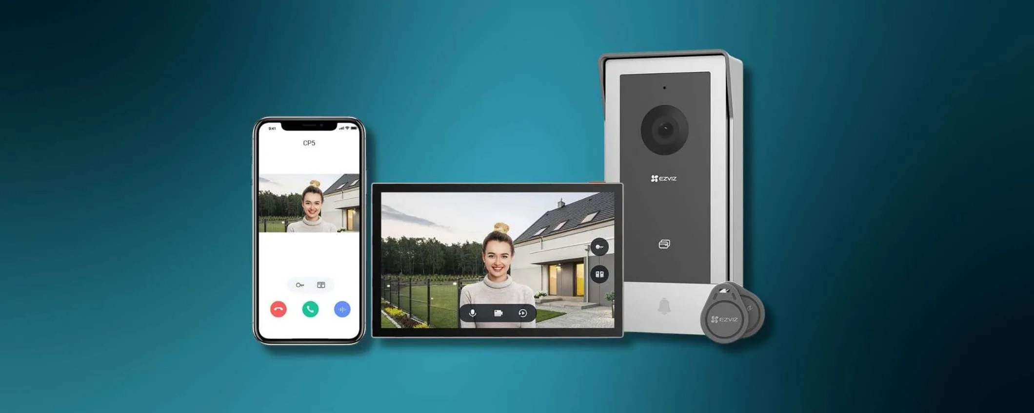 EZVIZ CP5 a 179,99€: videocitofono Wi-Fi con schermo touch da 7