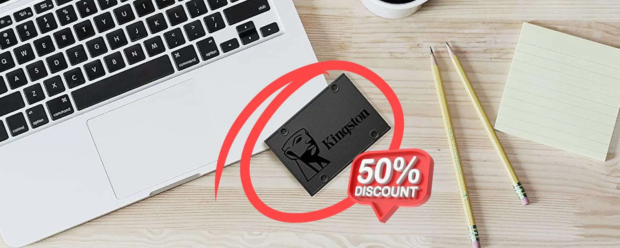 Offerte SUPER: SSD Kingston a metà prezzo su Amazon (solo 19 euro)