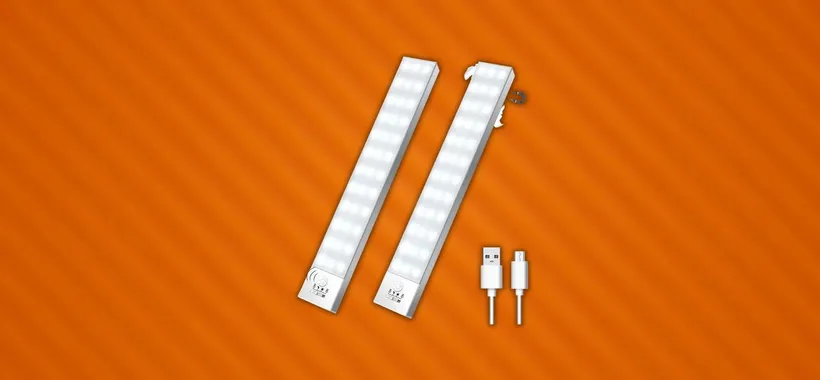 Luce armadio LED con sensore di movimento: GENIALATA in doppia offerta