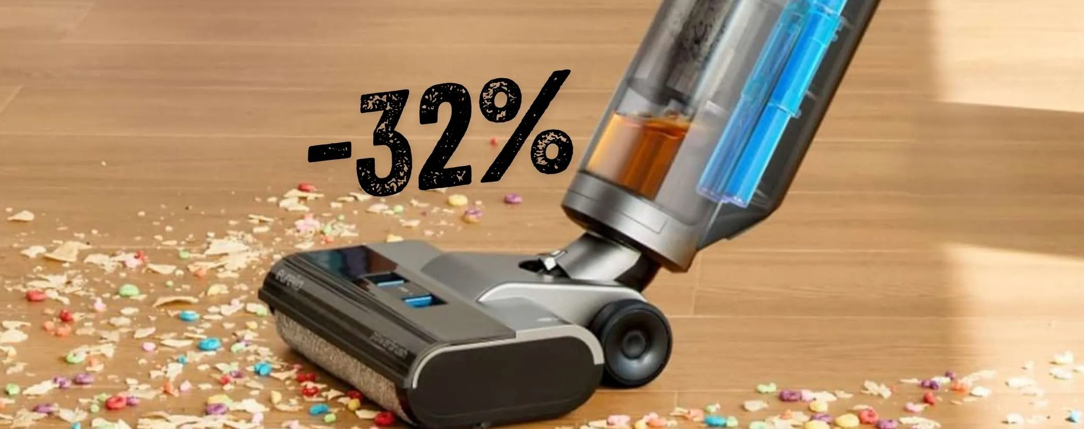 Aspirapolvere e lavapavimenti Eureka Rapidwash al minimo storico Amazon