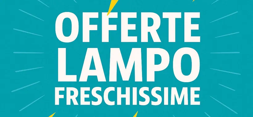 Offerte lampo FRESCHISSIME su Amazon per il 2 luglio: occasioni ASSURDE