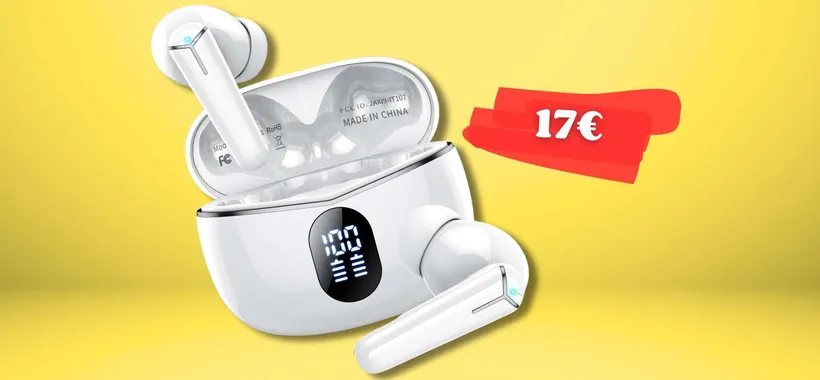 Auricolari Bluetooth 5.3 da usare anche in ALLENAMENTO, soli 17€