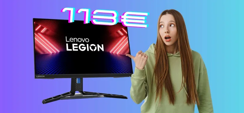 Lenovo Legion R25i-30: monitor Gaming FHD da 24,5" con panello IPS da 165Hz