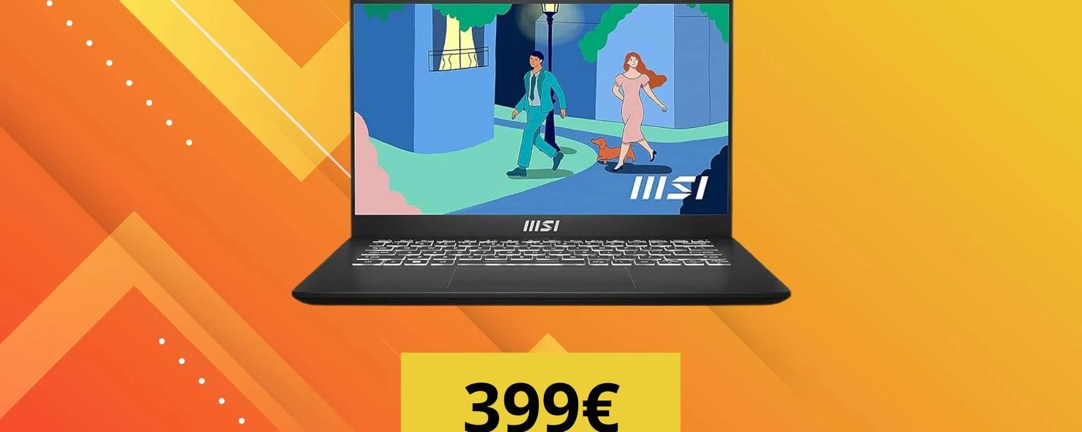 MSI Modern 14: notebook versatile in offerta ad un prezzo eccezionale